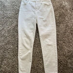 J. Crew Women's Cream Skinny Jeans